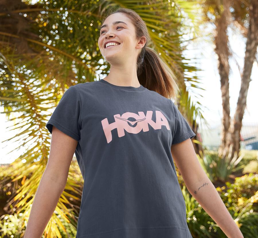 Camisa Hoka One One Mujer Azules - Brand - RWHZ53096